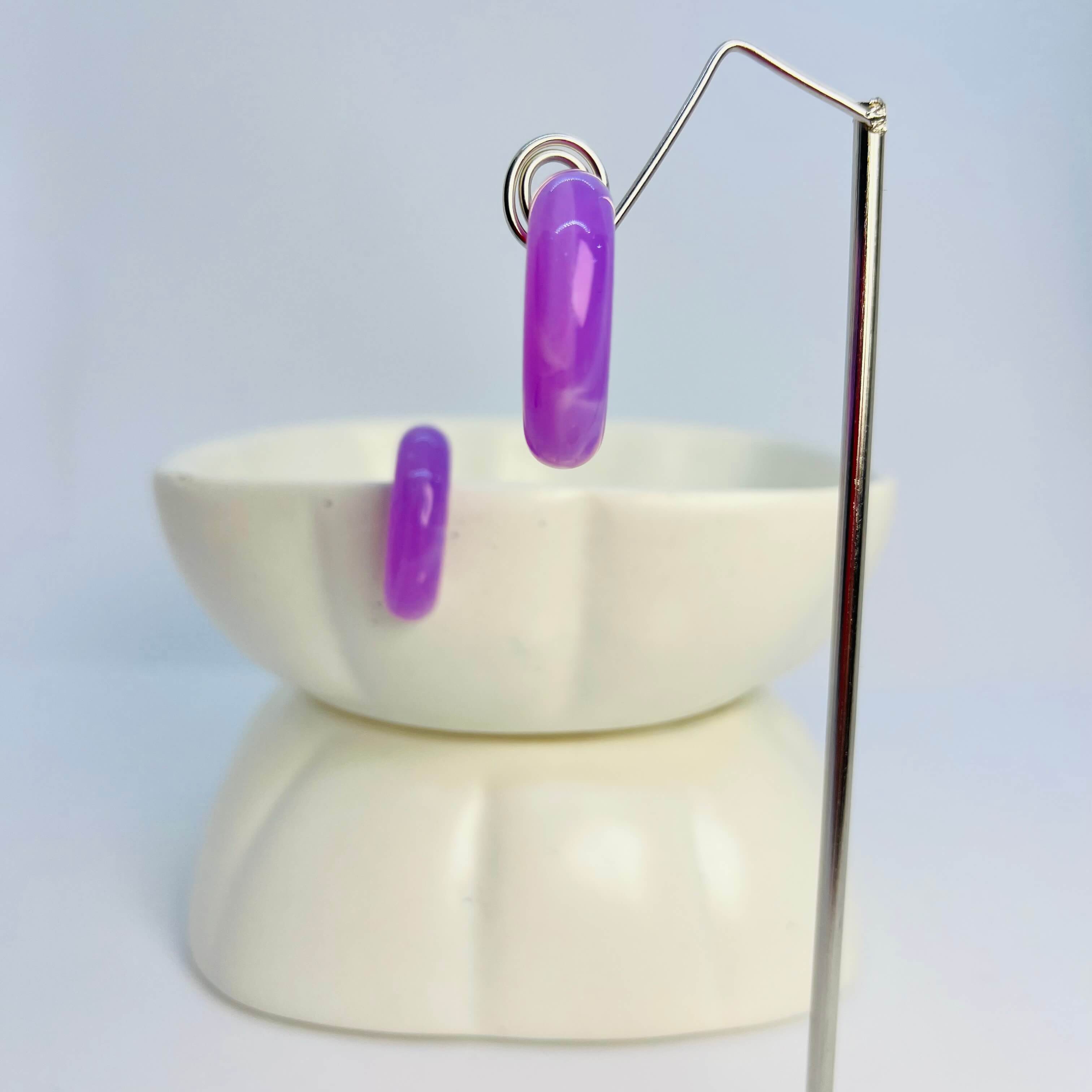 ADHA ACRYLIC HOOP PURPLES