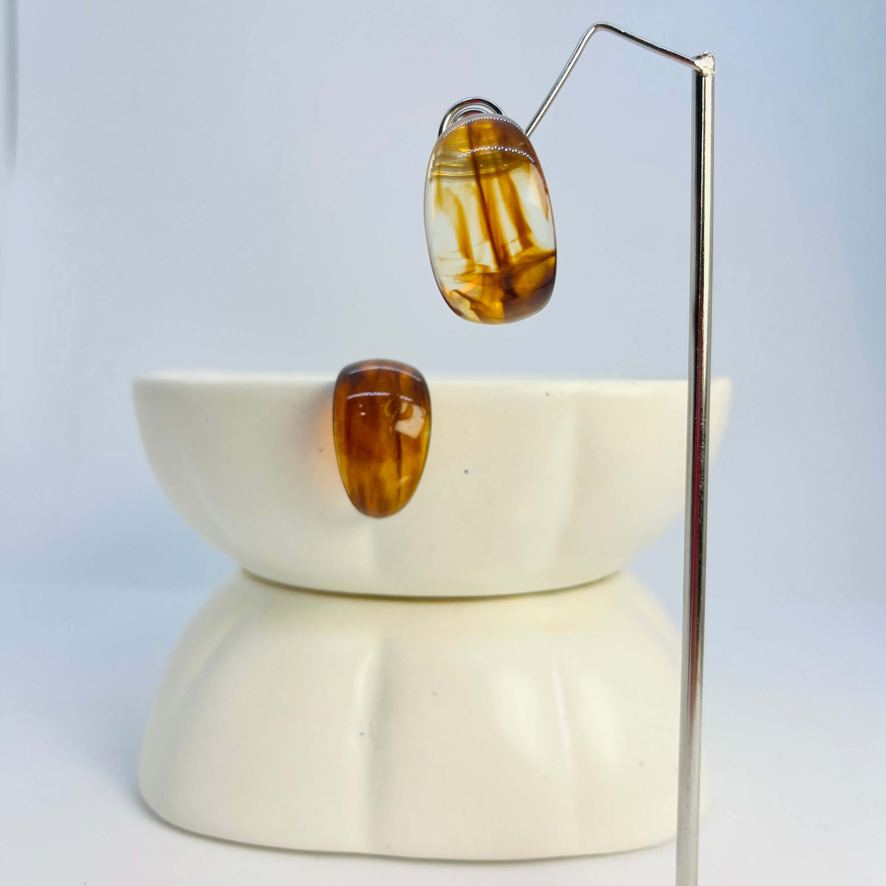 ACRYLIC BIGG BULGING HOOPS PASTEL