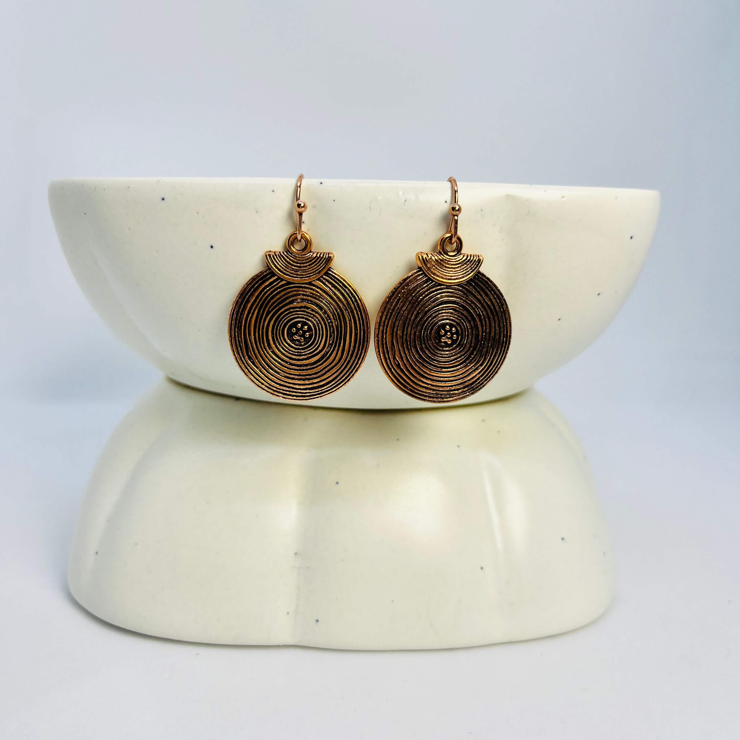 BRONZE CONCENTRIC CIRCLES