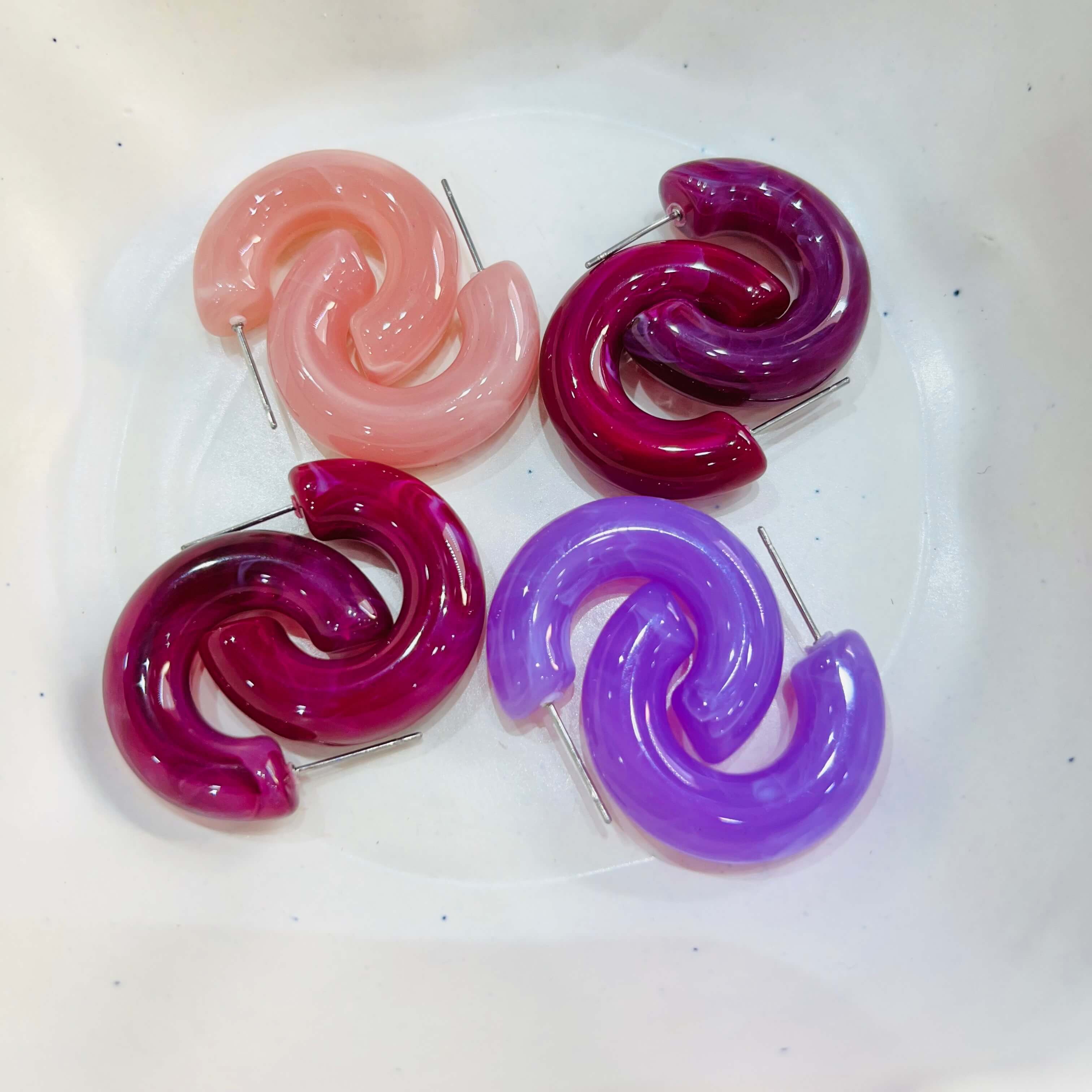 ADHA ACRYLIC HOOP PURPLES